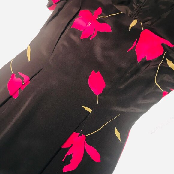 NWT Maggy London 100% Silk Sheath Dress – Size 10 - Picture 9 of 9